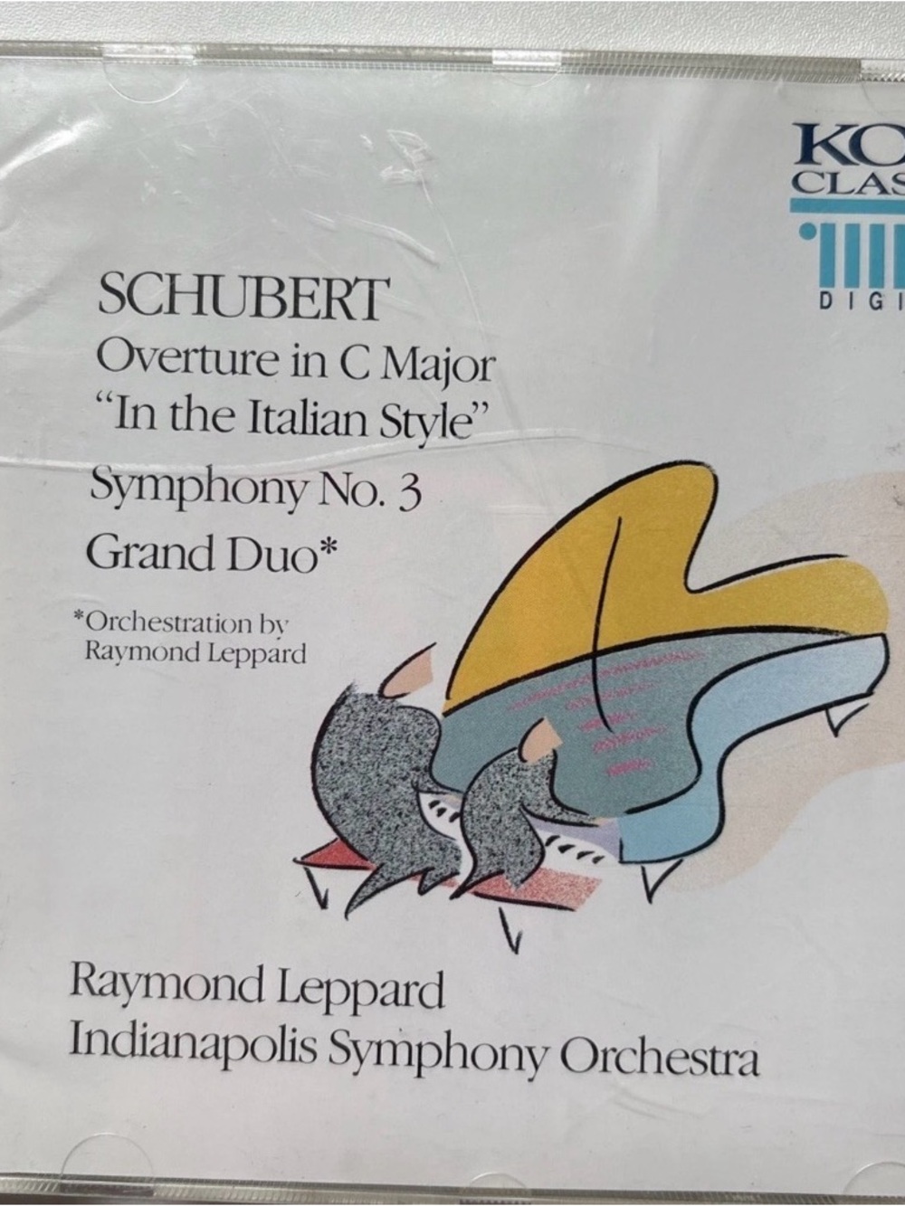Schubert:‎ Overture in C Major & Symphony No.3 - Classic CD